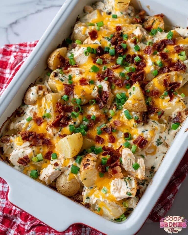 Loaded Potato Ranch Chicken Casserole Recipe