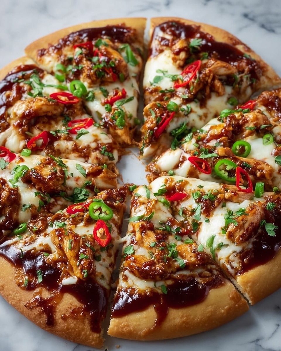 Chili Garlic Chicken Pizza Recipe