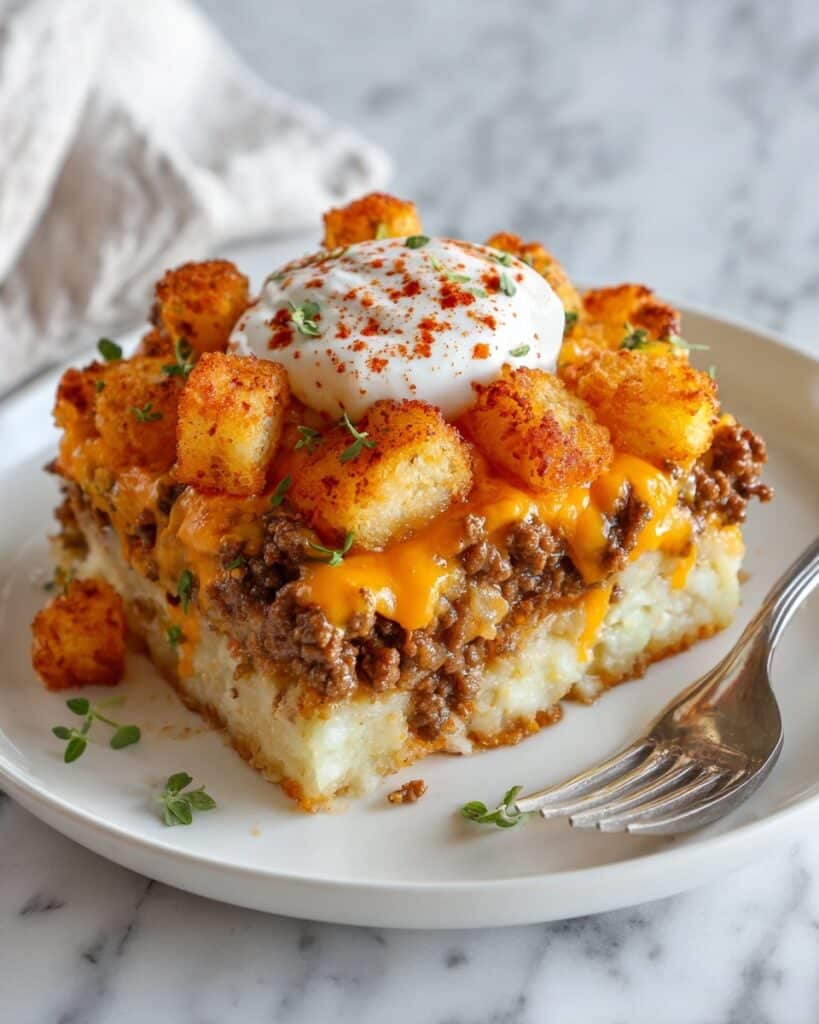 Ground Beef and Potatoes Casserole Recipe
